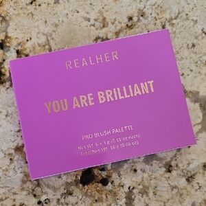 RealHer Pro Blush Palette - YOU ARE BRILLIANT - New, in box